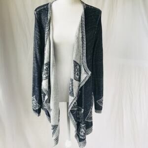 Drapey Open Front Cardigan Sweater